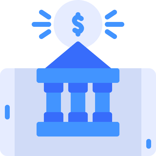 Online banking bank business and finance online banking icon