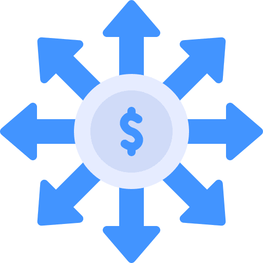 Coin dollar investment expand icon Coin dollar investment expand icon