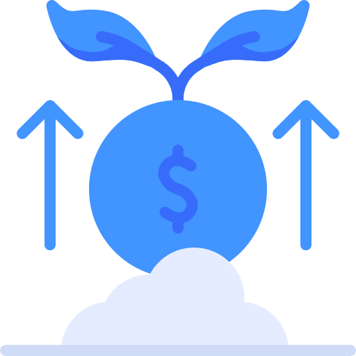 Investment business and finance money profit icon Investment business and finance money profit icon