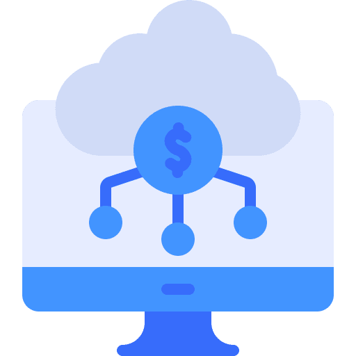 Monitor computer cloud monitor icon Monitor computer cloud monitor icon