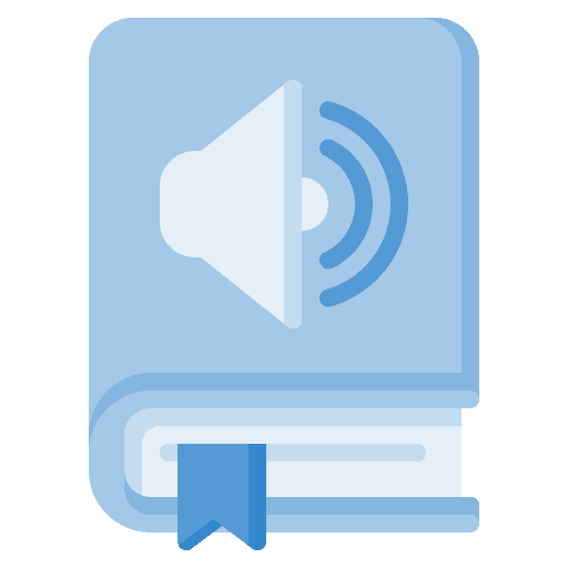 Audio book educative ebook volume icon Audio book educative ebook volume icon