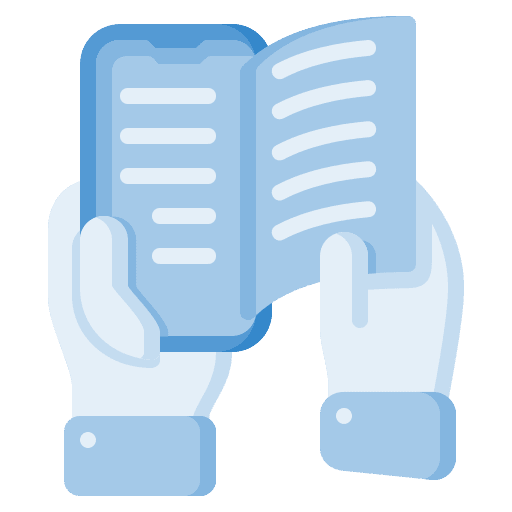 Ebook education online library online education icon