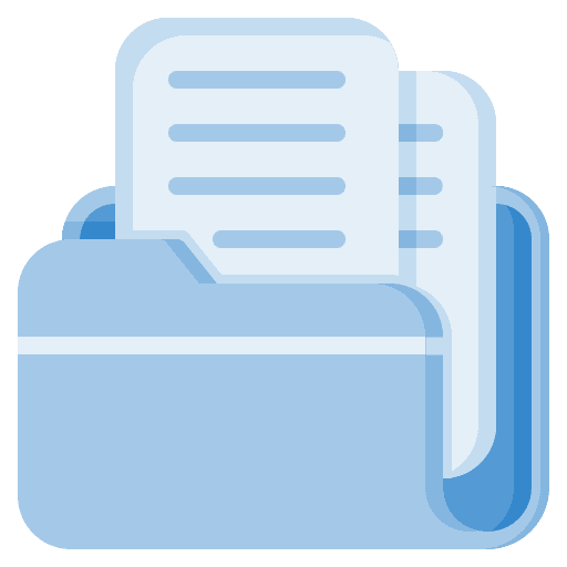 Folder files and folders folder file storage icon