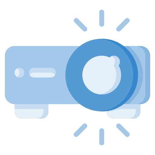 Projector device computer projector icon