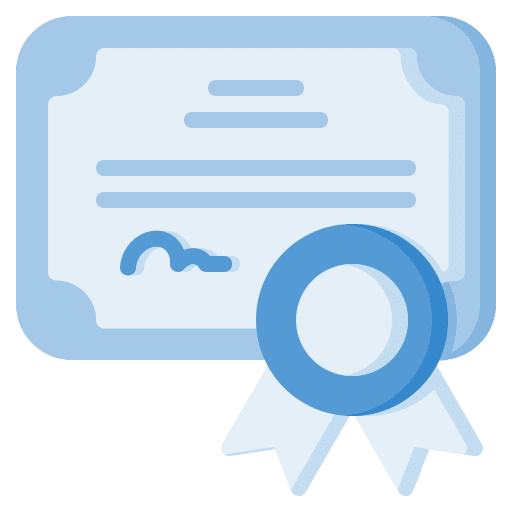 Certificate degree certificate diploma icon Certificate degree certificate diploma icon