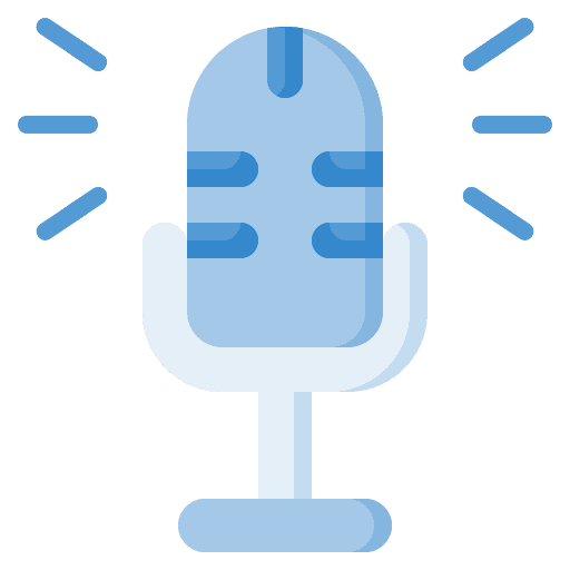 Microphone voice message communications electronics icon Microphone voice message communications electronics icon