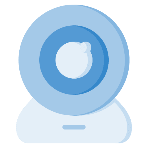 Round webcam electronics round webcam computer icon Round webcam electronics round webcam computer icon