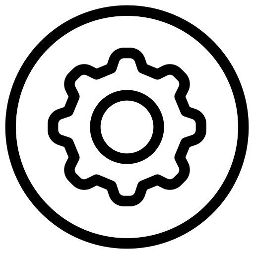 Setting ui button gear icon