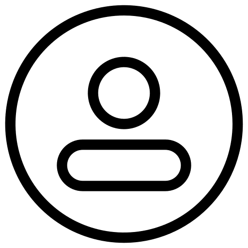 User user social media interface icon