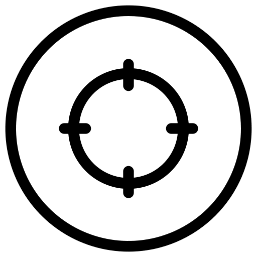 Target objective button ui icon