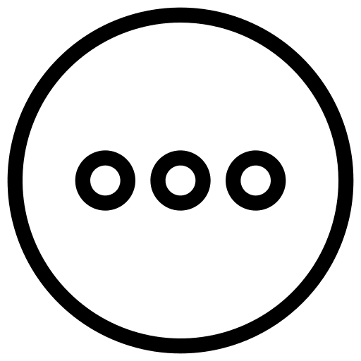 More button three dots ui icon