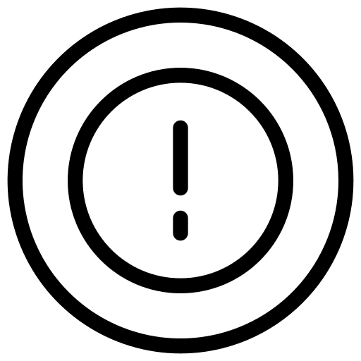 Report user interface ui exclamation mark icon