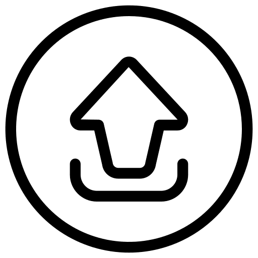 Up arrow up arrow multimedia option button icon