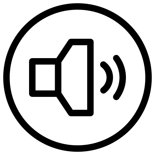 Volume audio button enable sound icon
