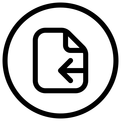 File file button document icon
