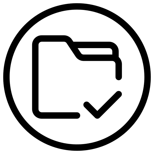 Folder archive button ui icon