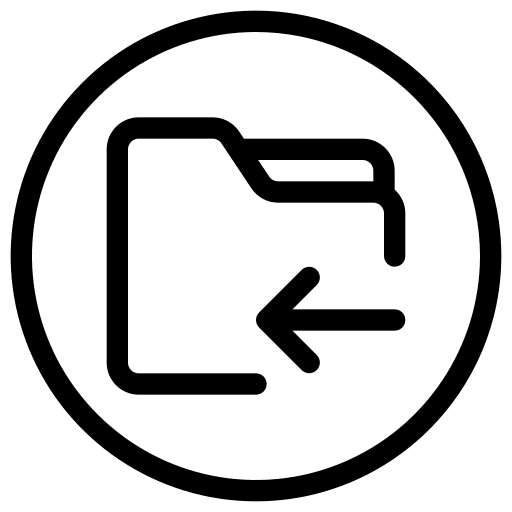Folder files and folders archive folder icon