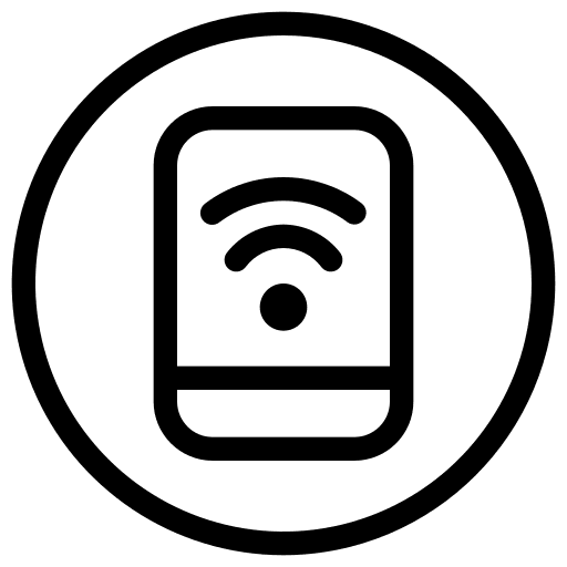 Wifi signal smartphone wifi icon