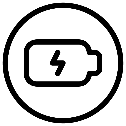Battery user interface ui electronics icon
