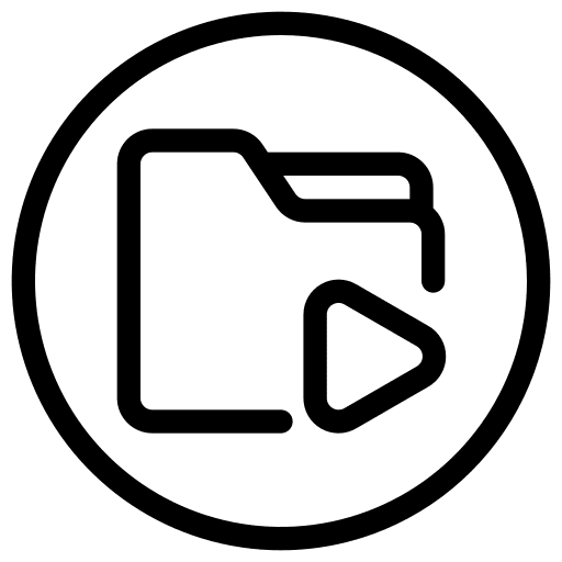 Folder user interface button multimedia icon