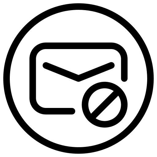Message button email envelope icon