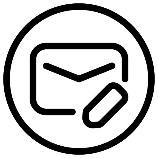 Message user interface pen write icon