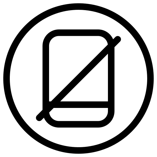 No smartphones no smartphones ui prohibition icon