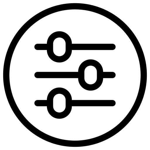 Setting adjustment ui setting icon