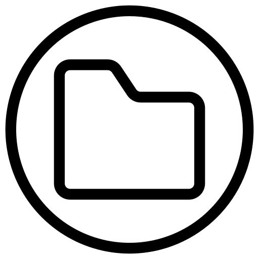 Folder files and folders user interface button icon