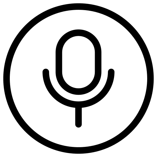 Record communications ui microphone icon