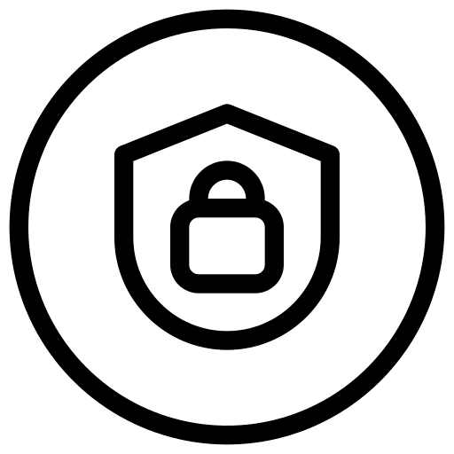 Shield ui protection button icon