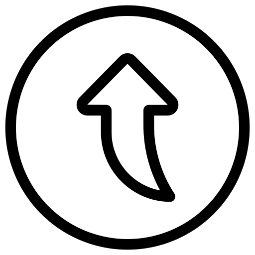 Up arrow ui button upload icon