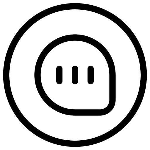 Chat speech bubble chat user interface icon