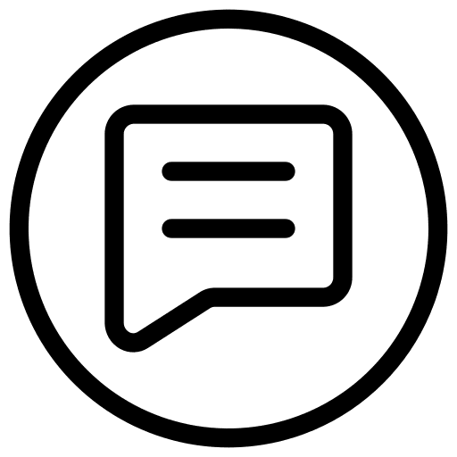 Chat ui speech bubble button icon