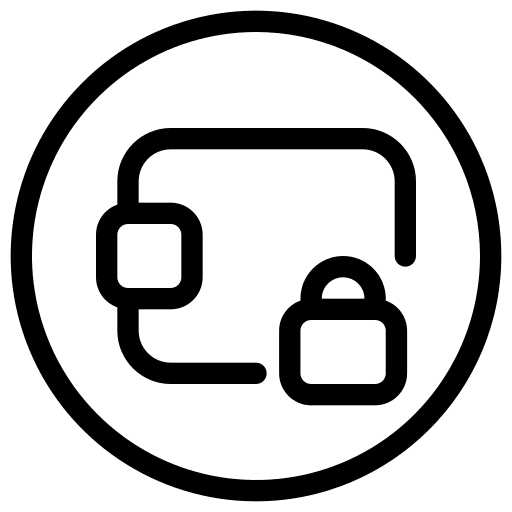 Wallet wallet padlock payment icon