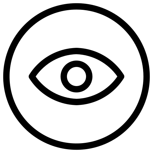 Eye user interface eye button icon