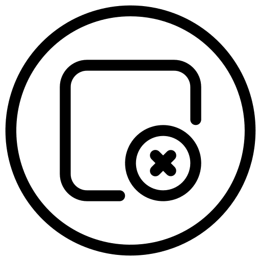 Failed cross mark failed button icon