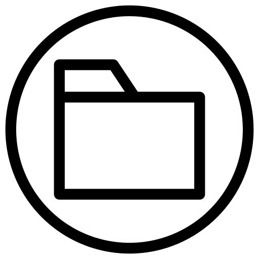Folder files and folders button folder icon