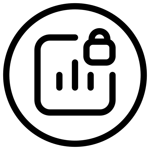 Lock user interface lock button icon