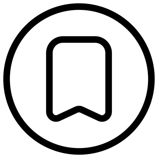 Mark save bookmark user interface icon