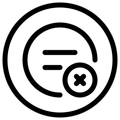 Menu cancel ui user interface icon