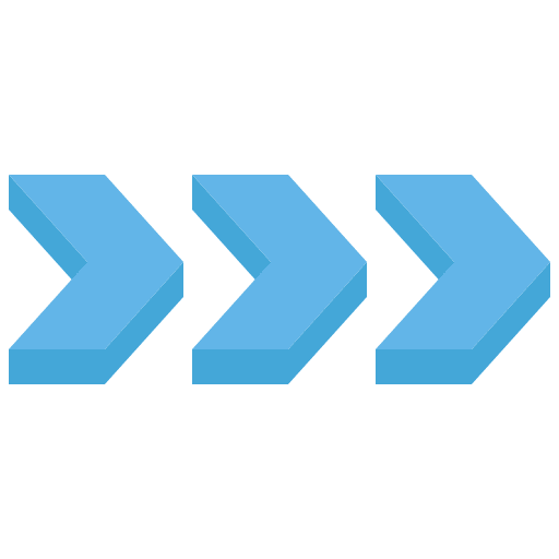 Arrow orientation direction chevron icon