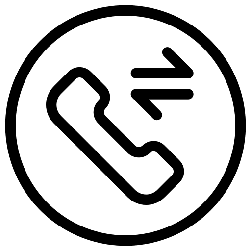 Call communications user interface arrows icon