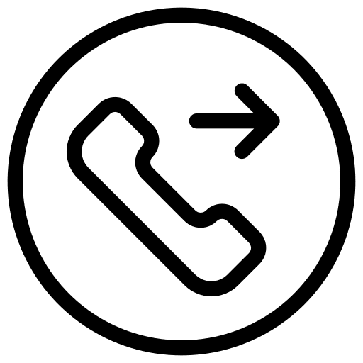 Outgoing call outgoing call telephone receiver button icon