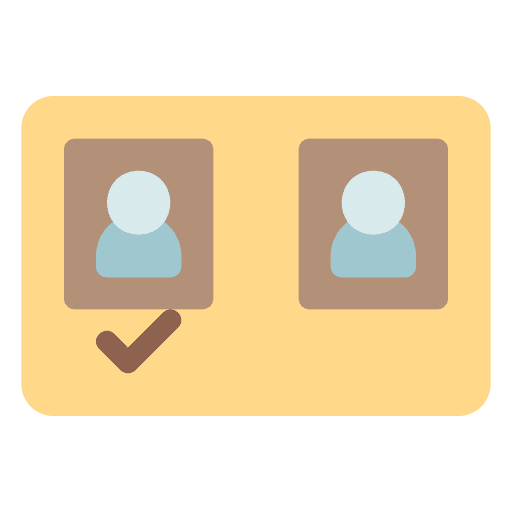 Choice candidates decide vote icon Choice candidates decide vote icon