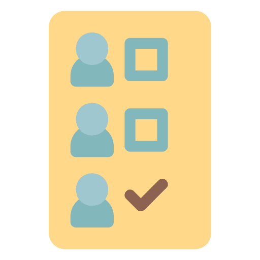Choice selection vote checklist icon Choice selection vote checklist icon