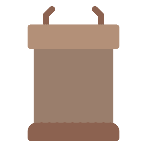 Podium vote debate politicians icon Podium vote debate politicians icon