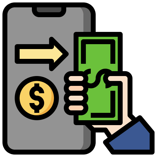 Online payment smartphone mobile banking business and finance icon Online payment smartphone mobile banking business and finance icon