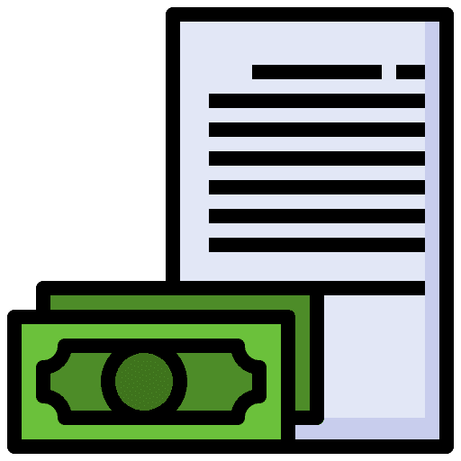 Budget administration business financial icon Budget administration business financial icon