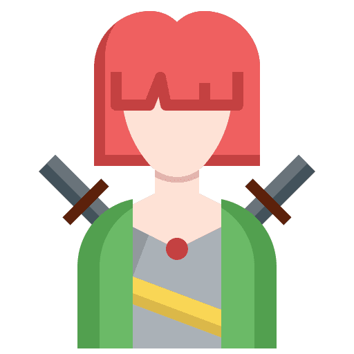 Cosplay caucasian cosplayer woman icon